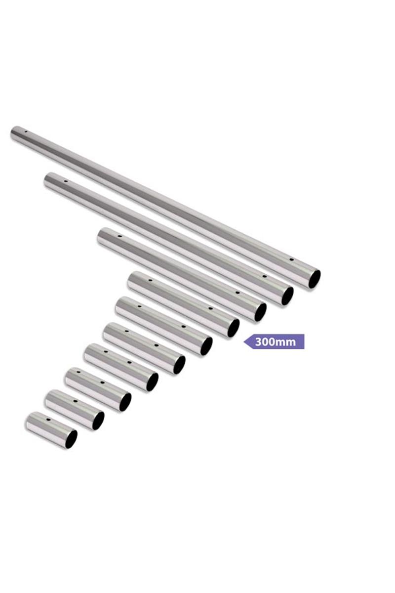  RegiisJoy 9.85 Inch Dance Pole Extension Fits Diameter 45mm  Stainless Steel Chrome Dancing Pole Accessories